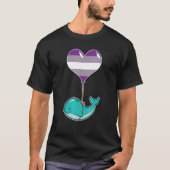 Grayseal Whale Non-binary愛 Tシャツ (正面)