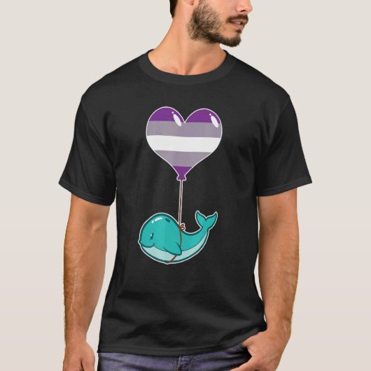 Grayseal Whale Non-binary愛 Tシャツ (正面)