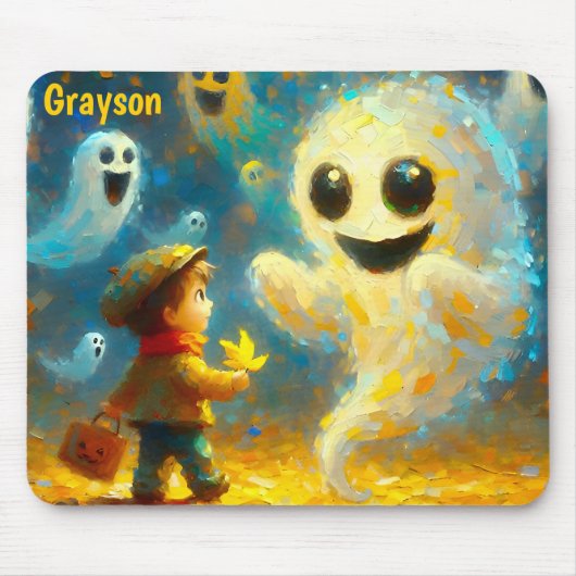 GRAYSON ～ハロウィーン幽霊～ マウスパッド (正面)
