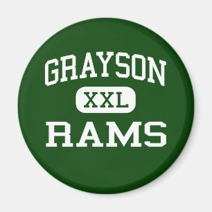 Grayson -ラム-高等学校- Loganvilleジョージア マグネット