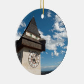 Graz Austria Glockenturn （時計塔） on Schlosb セラミックオーナメント (右)