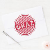 Graz City Pride Emblem – Austrian Identity ラウンドシール (封筒)