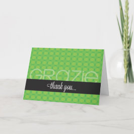 Grazie -そう多くのカードありがとう サンキューカード