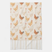 Grazing Chickens Country Kitchen Towels キッチンタオル (縦)