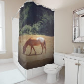 Grazing Palomino.... シャワーカーテン (インサイチュ)