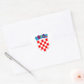 Grb Hrvatske、クロアチアの紋章 ハートシール (封筒)