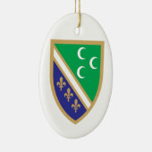 Grb SandžakaのSandžakの紋章付き外衣 セラミックオーナメント (右)
