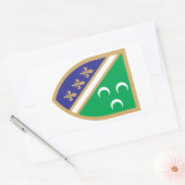 Grb SandžakaのSandžakの紋章付き外衣 長方形シール (封筒)