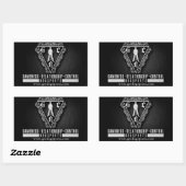 GRCステッカー4パック！ 長方形シール (シート)