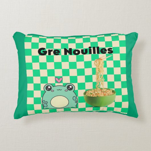 Gre nouilles アクセントクッション (正面)