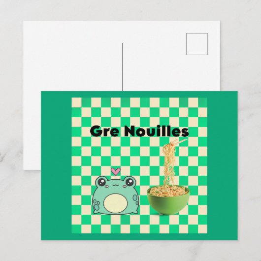 gre nouilles シーズンポストカード (正面/裏面)