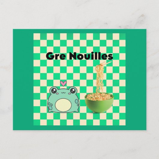 gre nouilles シーズンポストカード (正面)