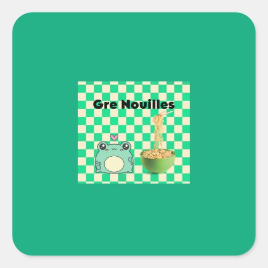 Gre nouilles スクエアシール (正面)