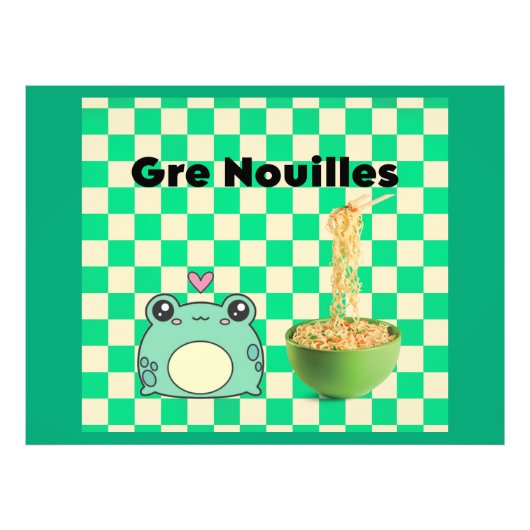 Gre nouilles フォトプリント            (正面)