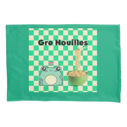Gre nouilles 枕カバー (正面)