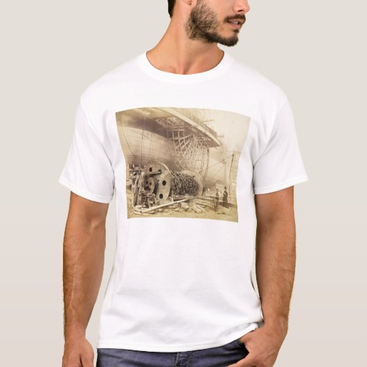「Greaの側のIsambardの王国Brunel (1806-59年) Tシャツ (正面)