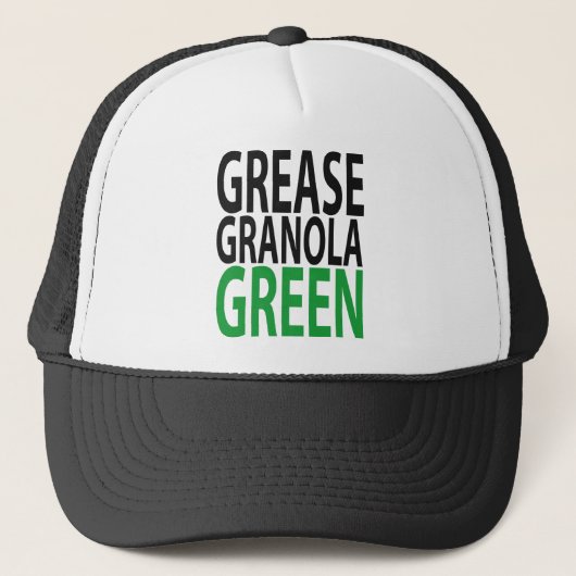 grease, granola, GREEN! キャップ (正面)