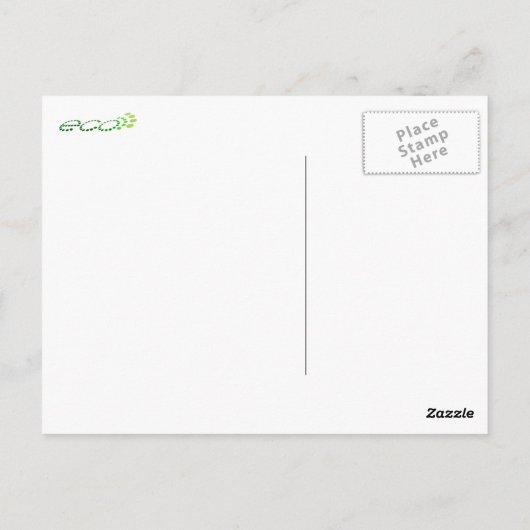 grease, granola, GREEN! ポストカード (裏面)