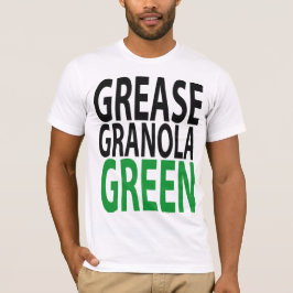 grease, granola, GREEN! Tシャツ