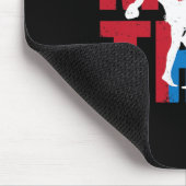 Great 2 Muay Thai Fighter Design Kickboxer Mma Tra マウスパッド (コーナー)