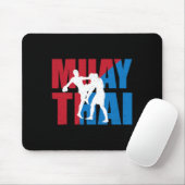 Great 2 Muay Thai Fighter Design Kickboxer Mma Tra マウスパッド (マウス)