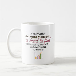 Great Account Manager Personalized Name Gift コーヒーマグカップ