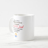 Great Administrative Assist Personalized Name Gift コーヒーマグカップ (正面左)