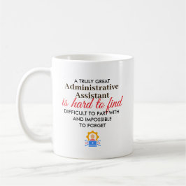 Great Administrative Assist Personalized Name Gift コーヒーマグカップ