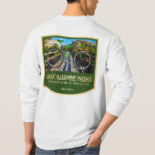 Great Allegheny Passage (bike2) Tシャツ (裏面)