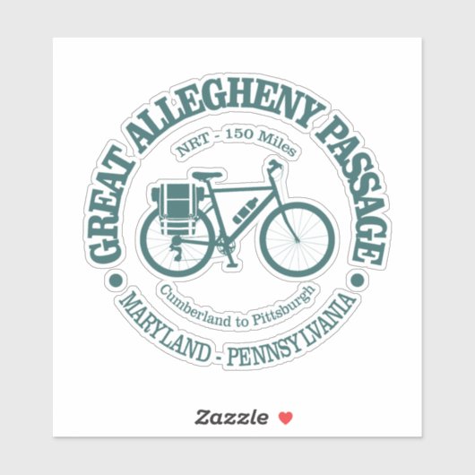 Great Allegheny Passage (cycling) シール (シート)