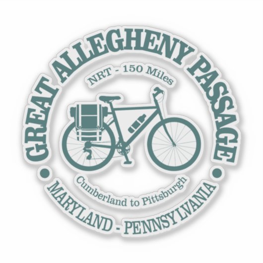 Great Allegheny Passage (cycling) シール (正面)