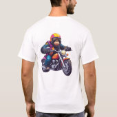 Great Ape Born to Ride Tシャツ (裏面)