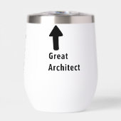 Great Architect Funny Arrow Editable Name (正面)