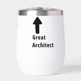 Great Architect Funny Arrow Editable Name