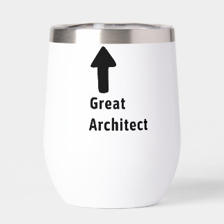 Great Architect Funny Arrow Editable Name