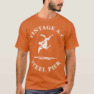 Great Atlc City Memories VINTAGE AC STEEL PIER Div Tシャツ