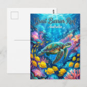 Great Barrier Reef Australia ポストカード (正面/裏面)