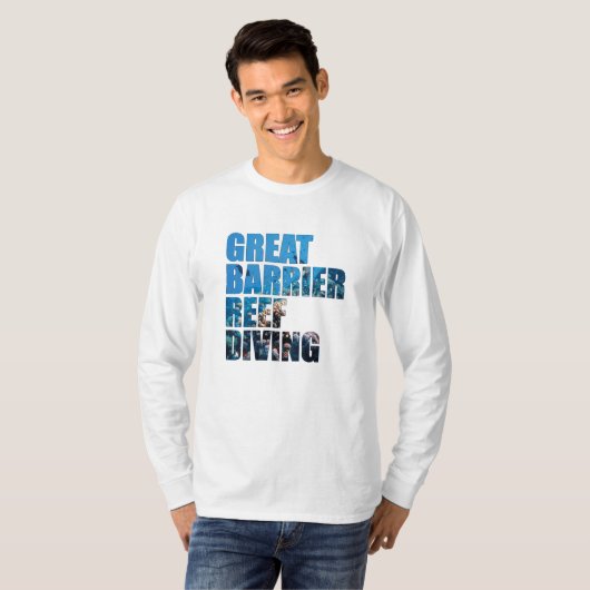 Great Barrier Reef Scuba Diving Corals Tシャツ (正面フル)