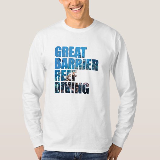 Great Barrier Reef Scuba Diving Corals Tシャツ (正面)