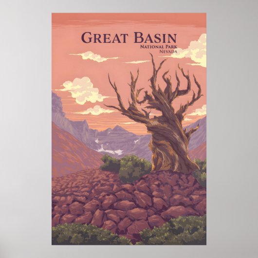 Great Basin National Park Travel Poster ポスター (正面)