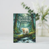 Great Bear Rainforest Canada ポストカード (スタンド正面)