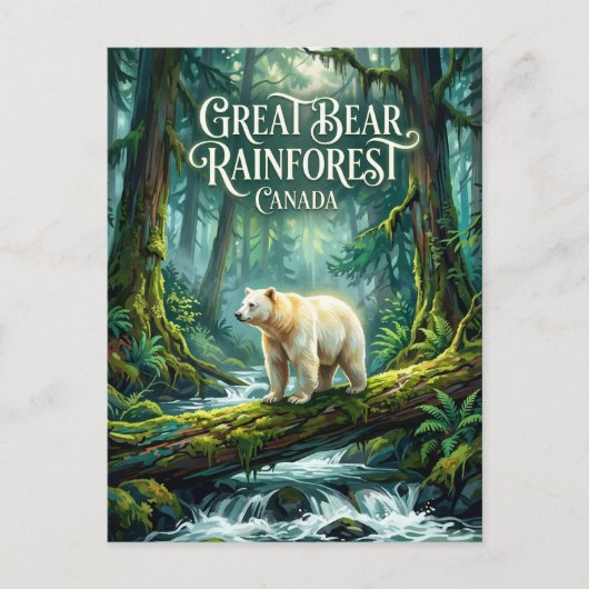Great Bear Rainforest Canada ポストカード (正面)