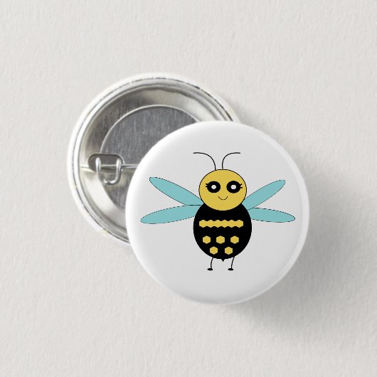 GREAT BEE Button 缶バッジ (正面&裏面)