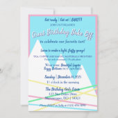 Great Birthday Bake Off Invitation | Pink Border 招待状 (正面)