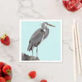 Great Blue Heron スタンダードカクテルナプキン (インサイチュ)