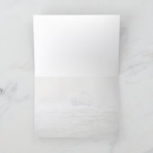 Great Blue Heron Dancing Over the Lake Blank シーズンカード (内部)