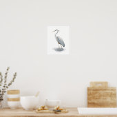 Great Blue Heron Fine Art Print ポスター (キッチン)
