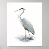 Great Blue Heron Fine Art Print ポスター (正面)
