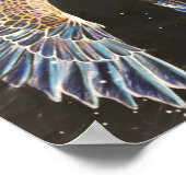 Great Blue Heron Fishing ポスター (角)