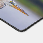Great Blue Heron Flight Wildlife Bird Photography デスクマット (コーナー)
